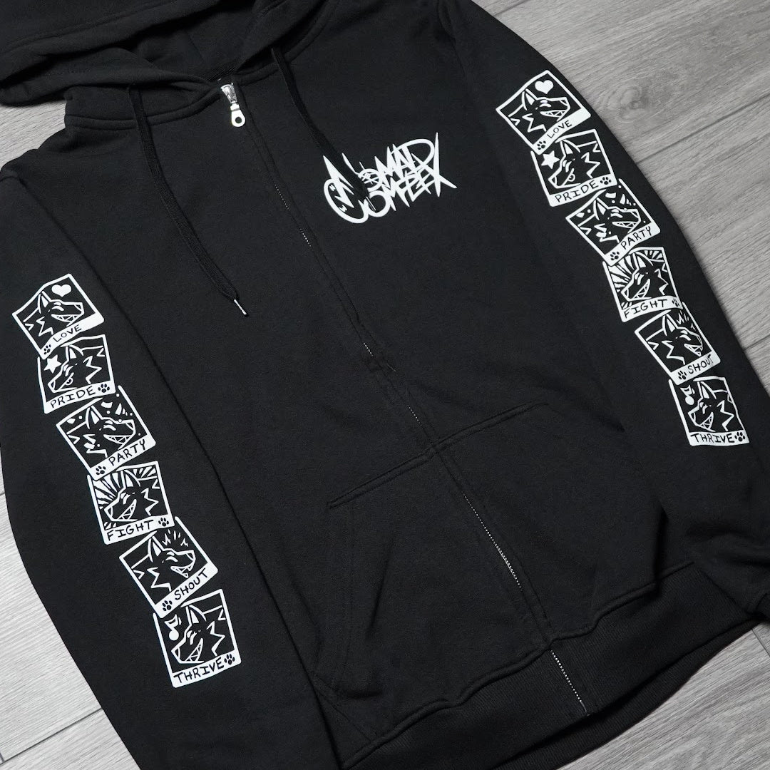 Pawlaroid - Zip Hoodie